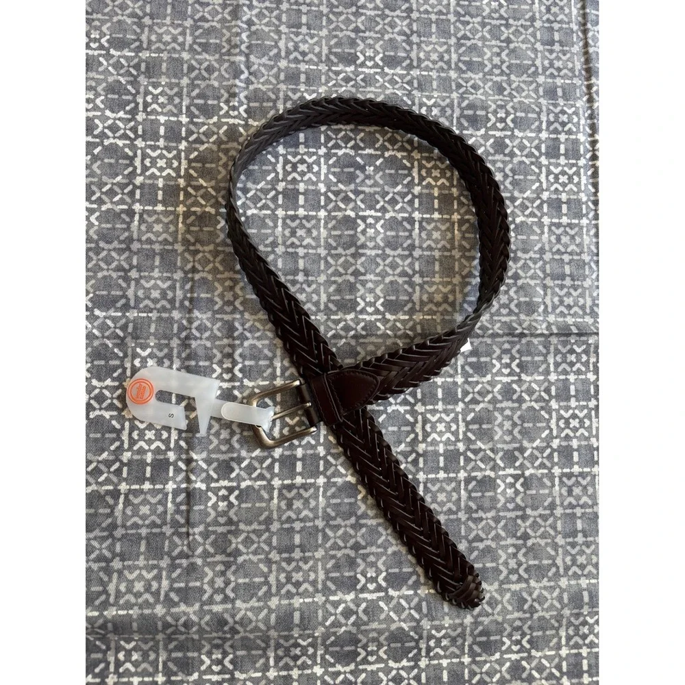 Wonder Nation Braided Belt Kids Small Brown Adjustable New Woven School Uniform‎